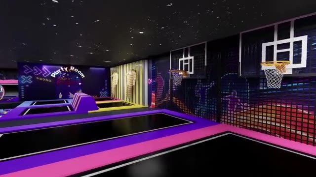 Dunk sur le panier central